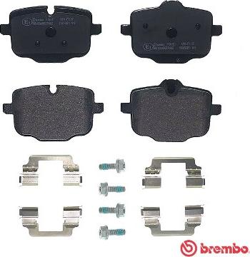 Brembo P 06 101 - Тормозные колодки, дисковые, комплект autospares.lv