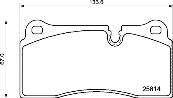 Brembo P 06 111 - Тормозные колодки, дисковые, комплект autospares.lv