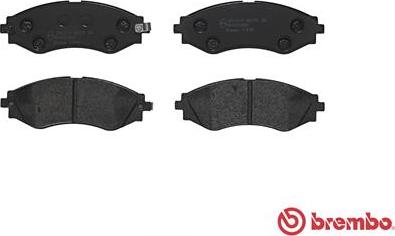 Brembo P 10 006 - Тормозные колодки, дисковые, комплект autospares.lv