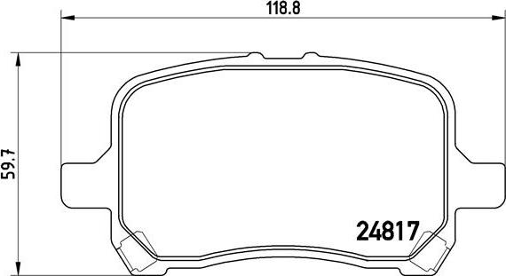 Brembo P 10 014 - Тормозные колодки, дисковые, комплект autospares.lv