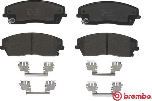 Brembo P 11 041 - Тормозные колодки, дисковые, комплект autospares.lv