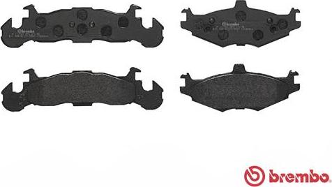 Brembo P 11 001 - Тормозные колодки, дисковые, комплект autospares.lv