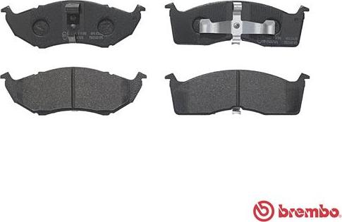 Brembo P 11 008 - Тормозные колодки, дисковые, комплект autospares.lv