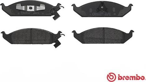 Brembo P 11 011 - Тормозные колодки, дисковые, комплект autospares.lv