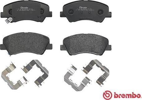 Brembo P 18 025 - Тормозные колодки, дисковые, комплект autospares.lv