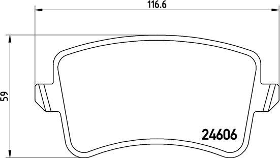 Brembo P 85 099X - Тормозные колодки, дисковые, комплект autospares.lv