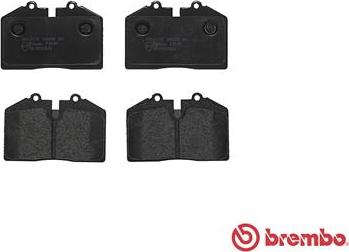 Brembo P 85 094 - Тормозные колодки, дисковые, комплект autospares.lv