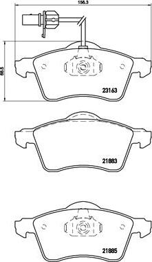 Brembo P 85 049 - Тормозные колодки, дисковые, комплект autospares.lv