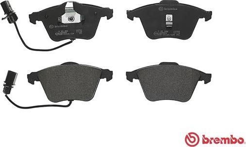 Brembo P 85 056 - Тормозные колодки, дисковые, комплект autospares.lv