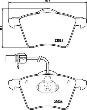 Brembo P 85 052 - Тормозные колодки, дисковые, комплект autospares.lv