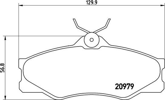 Brembo P 85 008 - Тормозные колодки, дисковые, комплект autospares.lv