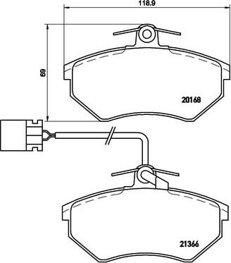 Brembo P 85 034 - Тормозные колодки, дисковые, комплект autospares.lv