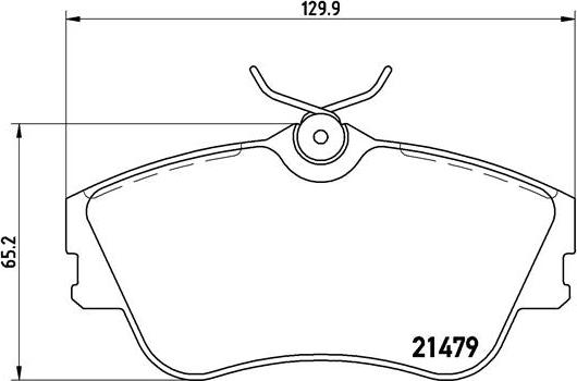 Brembo P 85 029 - Тормозные колодки, дисковые, комплект autospares.lv