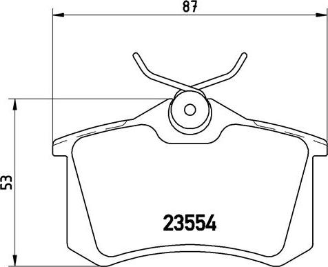 Brembo P 85 020 - Тормозные колодки, дисковые, комплект autospares.lv