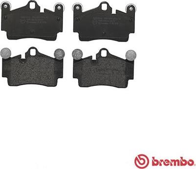 Brembo P 85 070 - Тормозные колодки, дисковые, комплект autospares.lv