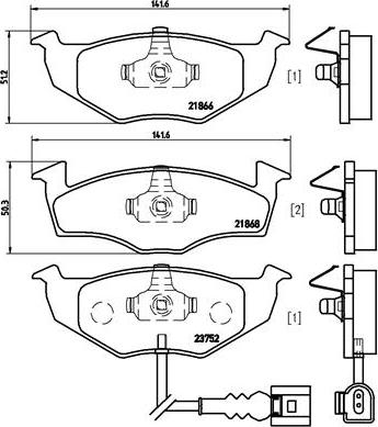 Brembo P 85 071 - Тормозные колодки, дисковые, комплект autospares.lv