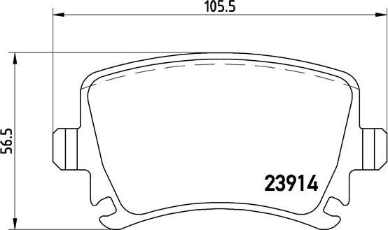 Brembo P 85 073X - Тормозные колодки, дисковые, комплект autospares.lv