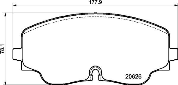 Brembo P 85 193 - Тормозные колодки, дисковые, комплект autospares.lv