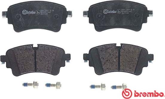 Brembo P 85 154 - Тормозные колодки, дисковые, комплект autospares.lv