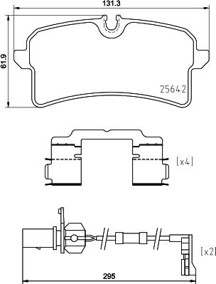 Brembo P85151N - Тормозные колодки, дисковые, комплект autospares.lv