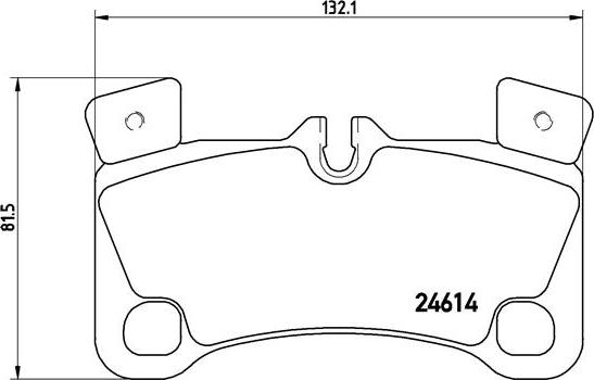 Brembo P 85 103 - Тормозные колодки, дисковые, комплект autospares.lv