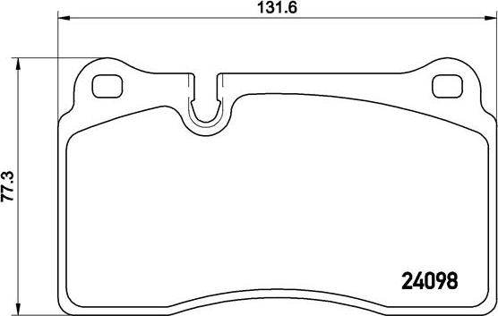 Brembo P 85 116 - Тормозные колодки, дисковые, комплект autospares.lv