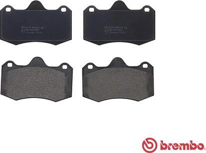 Brembo P 85 134 - Тормозные колодки, дисковые, комплект autospares.lv