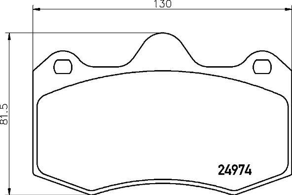 Brembo P 85 134 - Тормозные колодки, дисковые, комплект autospares.lv