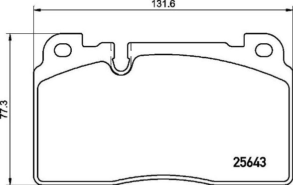 Brembo P 85 133 - Тормозные колодки, дисковые, комплект autospares.lv