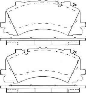 Brembo P 85 170 - Тормозные колодки, дисковые, комплект autospares.lv