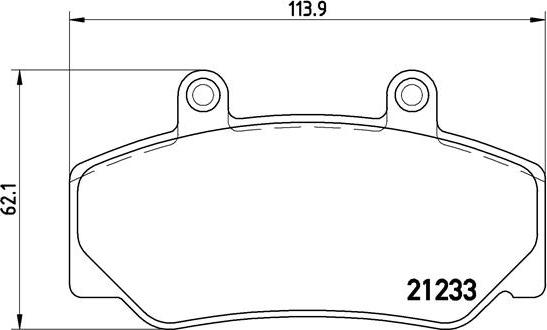 Brembo P 86 006 - Тормозные колодки, дисковые, комплект autospares.lv