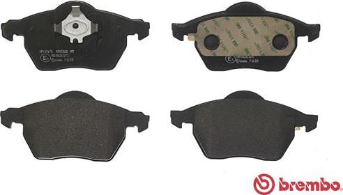 Brembo P 86 015 - Тормозные колодки, дисковые, комплект autospares.lv