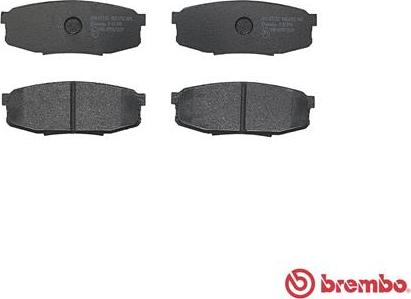 Brembo P 83 098 - Тормозные колодки, дисковые, комплект autospares.lv