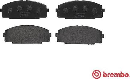 Brembo P 83 092 - Тормозные колодки, дисковые, комплект autospares.lv