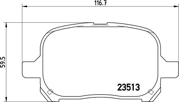 Brembo P 83 040 - Тормозные колодки, дисковые, комплект autospares.lv