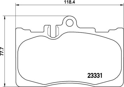 Brembo P 83 058 - Тормозные колодки, дисковые, комплект autospares.lv