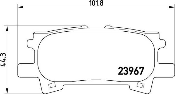 Brembo P 83 068 - Тормозные колодки, дисковые, комплект autospares.lv