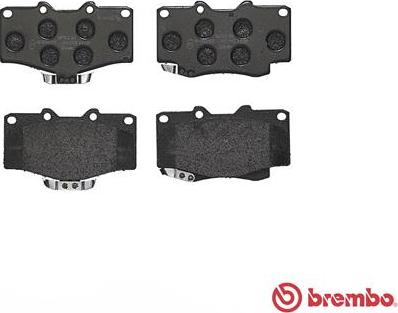 Brembo P 83 009 - Тормозные колодки, дисковые, комплект autospares.lv