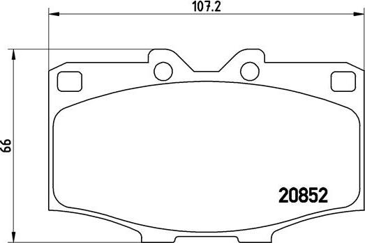 Brembo P 83 006 - Тормозные колодки, дисковые, комплект autospares.lv