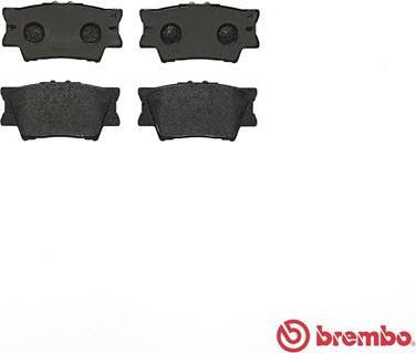 Brembo P 83 089 - Тормозные колодки, дисковые, комплект autospares.lv