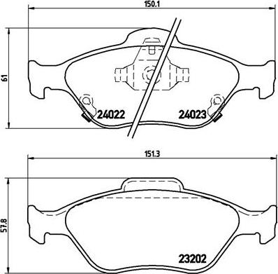 Brembo P 83 085 - Тормозные колодки, дисковые, комплект autospares.lv