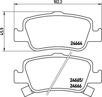 Brembo P 83 080X - Тормозные колодки, дисковые, комплект autospares.lv