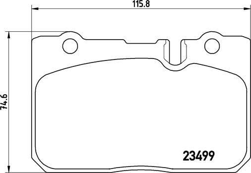 Brembo P 83 039 - Тормозные колодки, дисковые, комплект autospares.lv