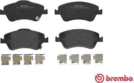 Brembo P 83 079 - Тормозные колодки, дисковые, комплект autospares.lv