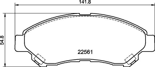 Brembo P 83 191 - Тормозные колодки, дисковые, комплект autospares.lv