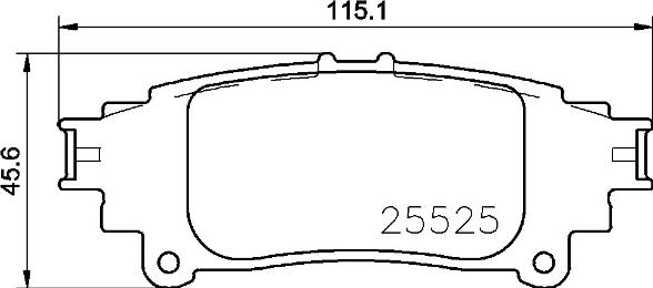 Brembo P 83 153 - Тормозные колодки, дисковые, комплект autospares.lv