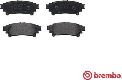 Brembo P 83 152 - Тормозные колодки, дисковые, комплект autospares.lv