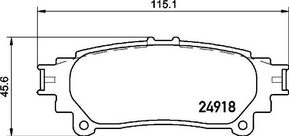 Brembo P 83 152 - Тормозные колодки, дисковые, комплект autospares.lv