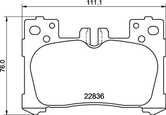 Brembo P 83 181 - Тормозные колодки, дисковые, комплект autospares.lv