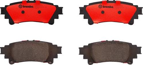 Brembo P83132N - Тормозные колодки, дисковые, комплект autospares.lv